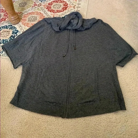 Joie S/S Hooded Sweater/Cardigan with Pockets - Picture 1 of 6